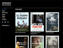 Tablet Screenshot of cineworxfilmproduktion.ch